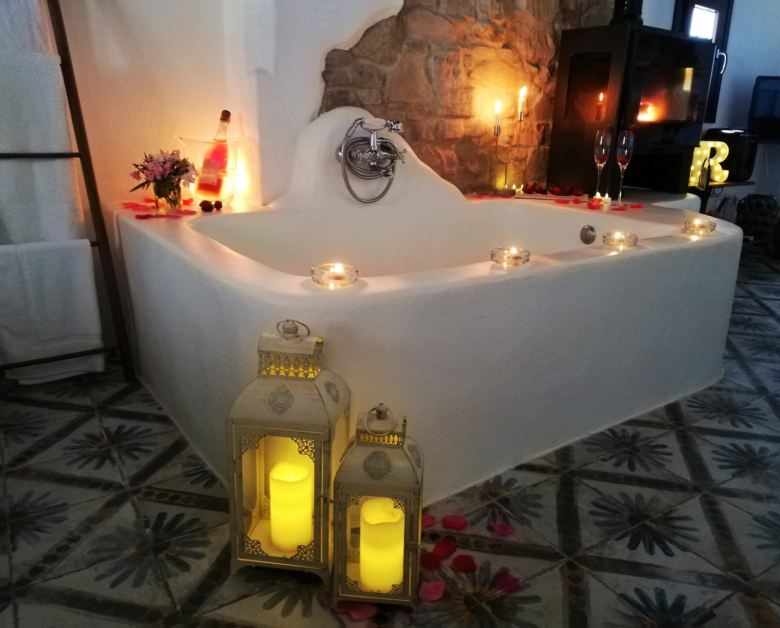 Casa Rural Romántica con bañera